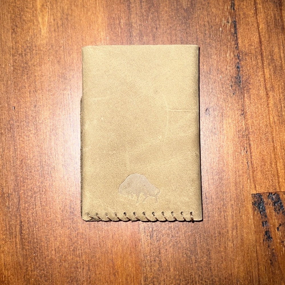 NEW Ezra Arthur Leather Card Holder